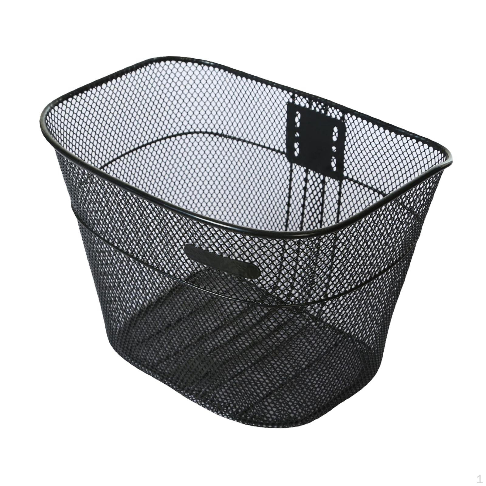 

Bicycle Basket Bike Cargo Rack Detachable Riding Storage Device чорний