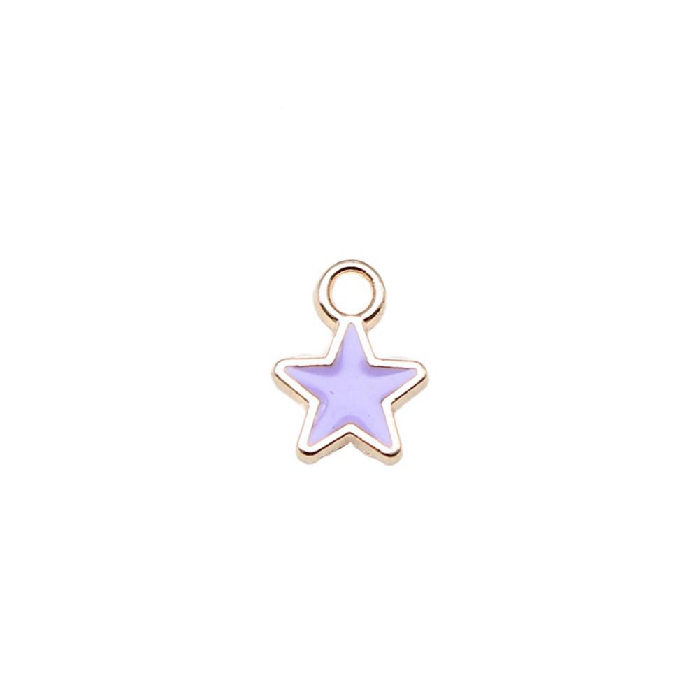 

Moon Enamel Charms Rainbow Pendants Star For Children School Jewelry A05-20pcs-8.9x6.7mm