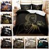 Handdraw Budha 3D Art Duvet Cover Set King Queen Double Full Twin Single Size Bed linen set
