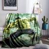 Hero Power Breaks Through Throws Blanket Flannel Blankets Plush for Couch Bed Gifts for Men Women Travel picnic blanket Christmas fan gifts