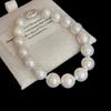 Freshwater Edison Pearl Bracelet Mm Round Strong Light Flaw Simple Versatile Bracelet Bracelet S Silver