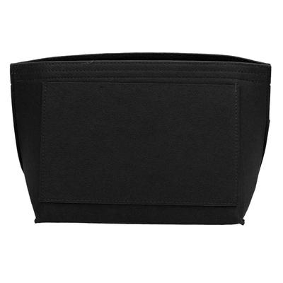 Geldbörsen-Organizer-Einsatz Filz Make-up-Taschen-Organizer-Einsatz Große Kapazität Handtaschen-Organizer für Handtaschen Größe L Schwarz