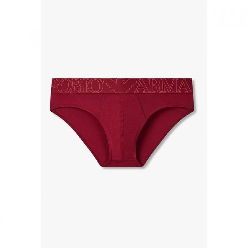 Emporio Armani Мужские хлопковые слипы с широкой резинкой 0815311009 S(95)