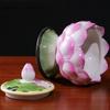 Chinese Vintage Lotus Incense Stove Household Indoor Sandalwood Incense Stove Buddha Hall Offering Guanyin Incense Stove
