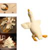 Huge 19.7/35.4/51.2in White Goose Plush Sleeping Toy Cushion For Kids