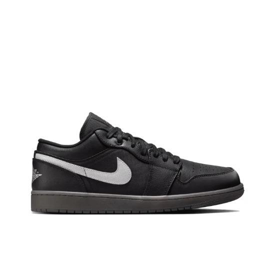 Air Jordan 1 Low Black White Dark Gum HV5968-001 Unisex