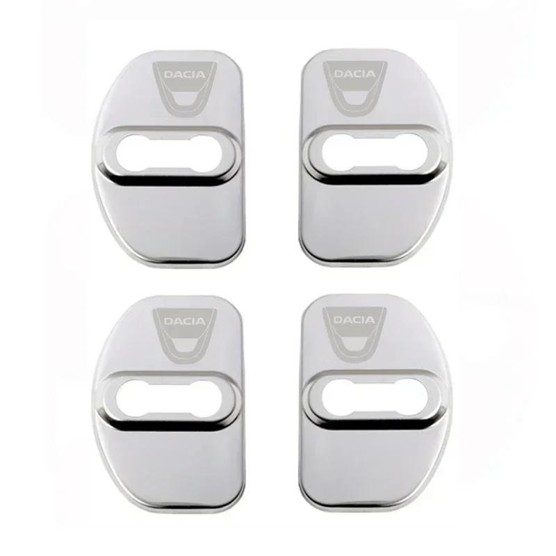 Pour Dacia Bigster Dokker Duster Jogger Lodgy Logan Spring Sandero Couvercles de Serrure de Porte de Voiture Boîtier Protecteur Anti-rouille Autocollants Style