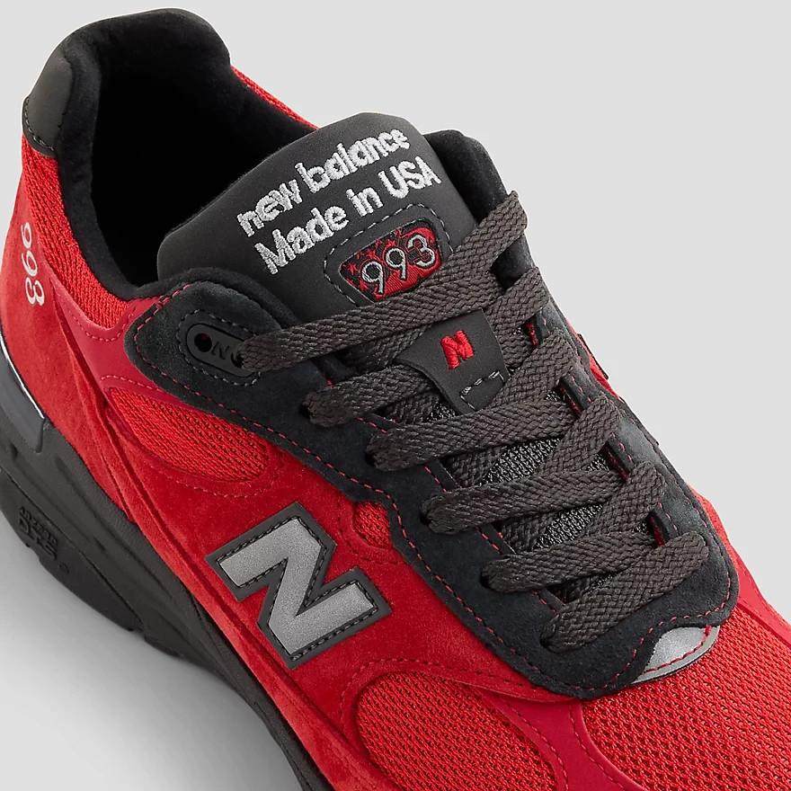 U9935CX New Balance 993 Team Red/Black (Men's)