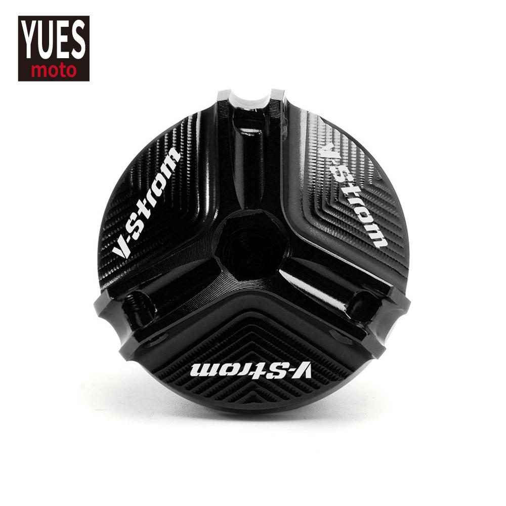 Motorcycle Accessories Oil Filler Cover Engine Plug Cap For Suzuki V-Strom 250 DL250 DL650 DL1000 VStrom 650 1000 1050
