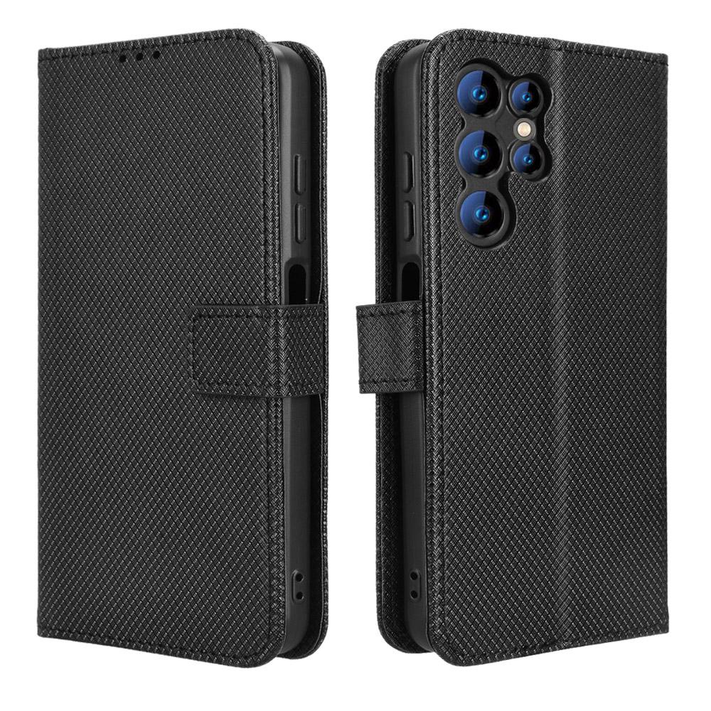 Flip Cover for Oukitel C1/C1 Pro PU Leather Full-Body Protection Shockproof Durable Retro Phone Case