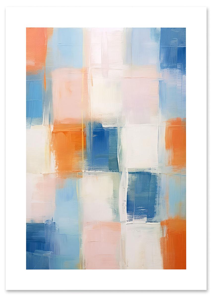 

Plakat abstrakcja kolorowe plakaty 30x40 cm