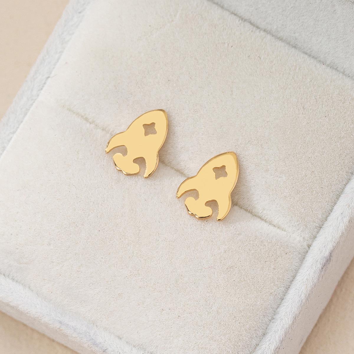 Модные серьги-гвоздики в виде ракет: Просто, Модно и Универсально для Женщин