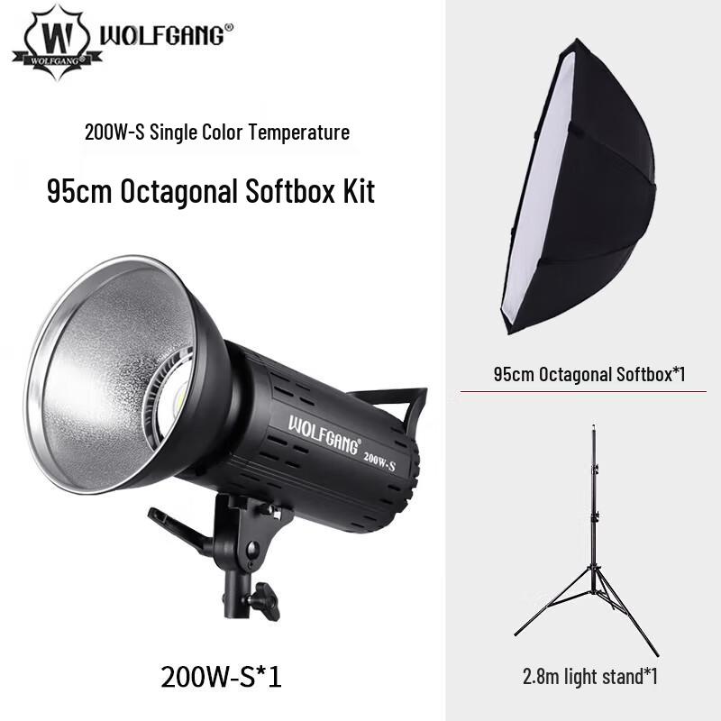 Wolfgang 200S Bi-Color LED Photography/Video Light Kit