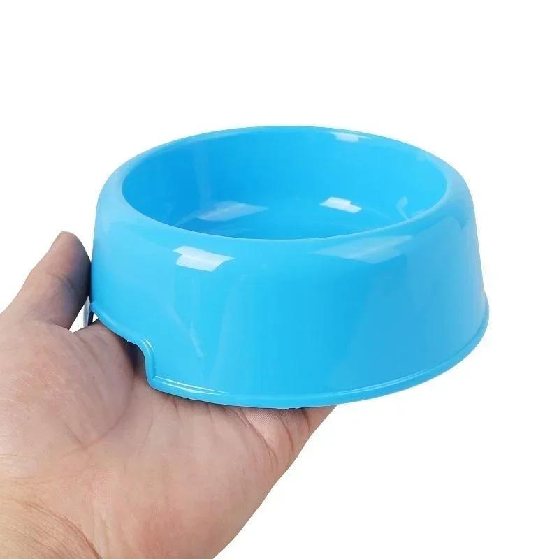 Pet Bowls Dog Cat Plastic Food Feeding Water Dish Bowl Feeder Pet Supplies
