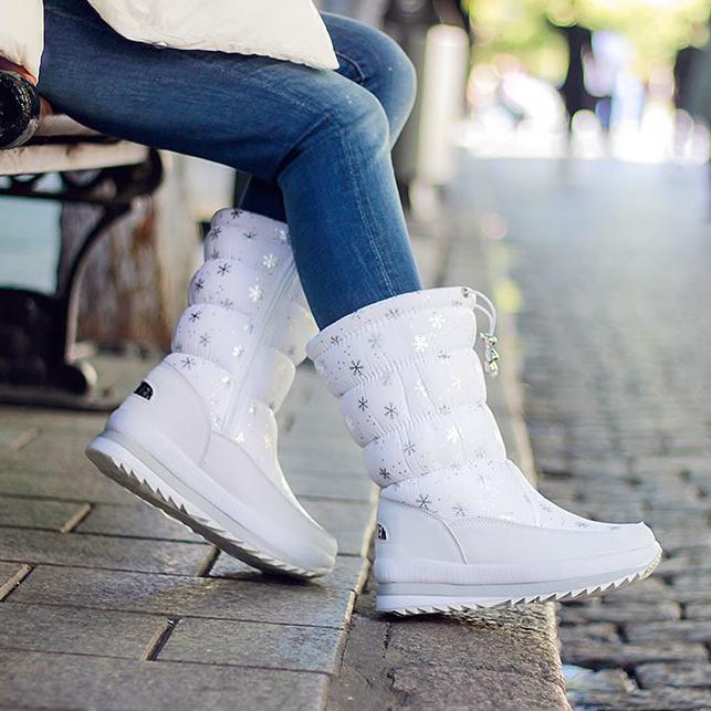 Winter Thickened Warm Women's Multi-color Snow Boots Northeast Padded Non-slip High Women's Cotton Shoes