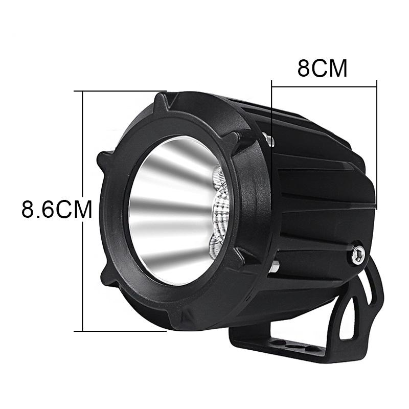 Motorcycle Led Headlight Spot Lamp Off-road Led Fog Lights Motorbike Scooter Vehicle Truck Running Lighting 3000K 6500k