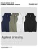 Loose Hooded Sleeveless Summer Casual Solid Color Tank Top