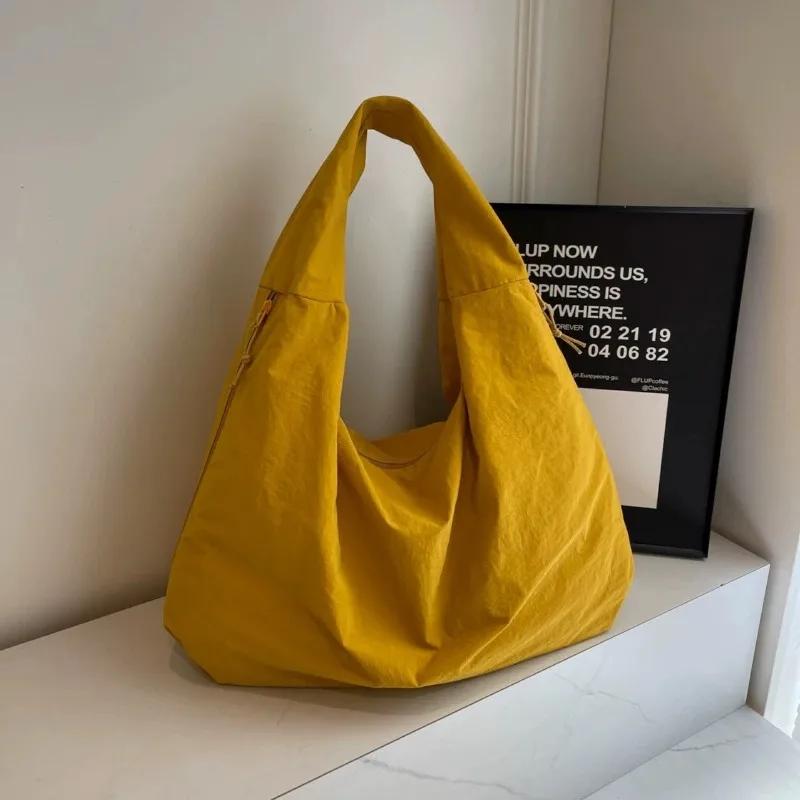 High End Casual Nylon Shoulder Bags Trend Women's Commuting Bags Fashion Solid Color Lady Handbags Designer Bags Luxury