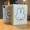 Miffy Cute Bunny iPad Case for  Air/6/7 11/12.9inch Mini/4/ 5 Yellow Cartoon Leather Protective Cover Shockproof Kawaii Gift
