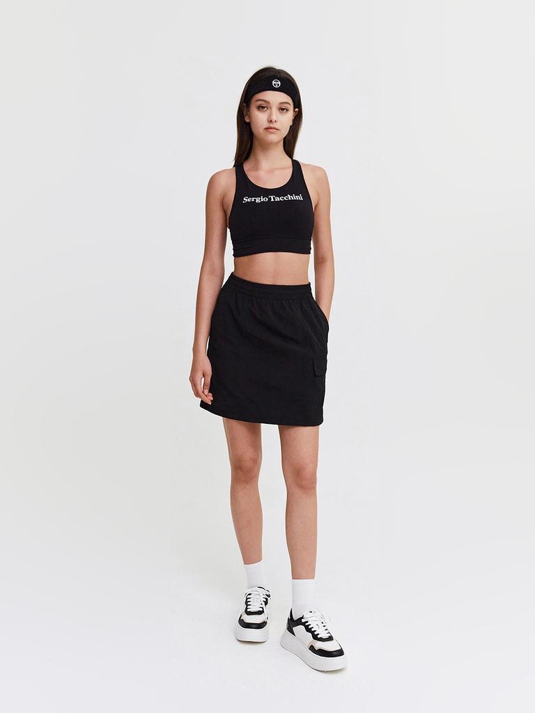 SERGIO TACCHINI W Crew Woven Skirt (Black)