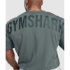 Gymshark Koszulka Power T shirT slate Teal A4a9q Tbnh