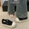 Leather board shoes women's platform white shoes new autumn and winter velvet warm two cotton shoes casual sports shoes