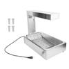 French Fry Food Warmer 1000W Stainless Steel Commercial Heat Lamp Food Warmer with E27 25W Bulb for