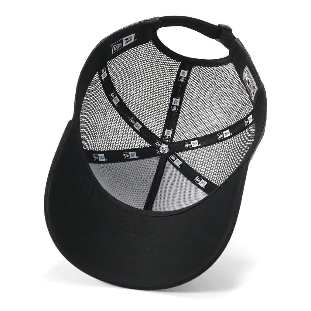 New Era 9FORTY A-Frame Trucker Mesh Cap MLB New York Yankees Graphite/Black ONSPOTZ Exclusive Free Size