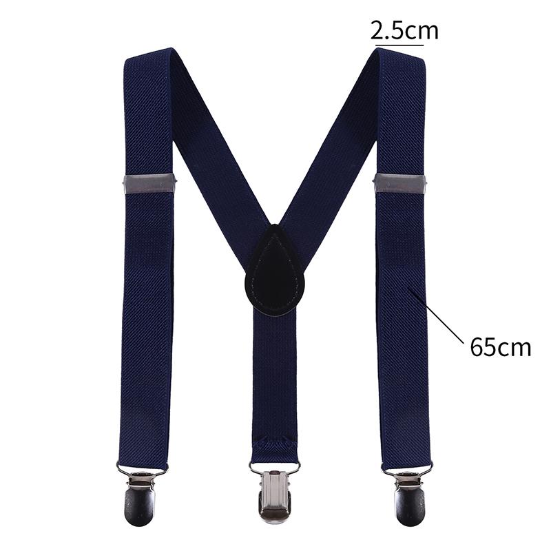 Kids Suspenders Bow Tie Set Boy Girl Retro Adjustable Suspenders Children Baby Braces Clip-on Trousers Wedding Ties Accessories