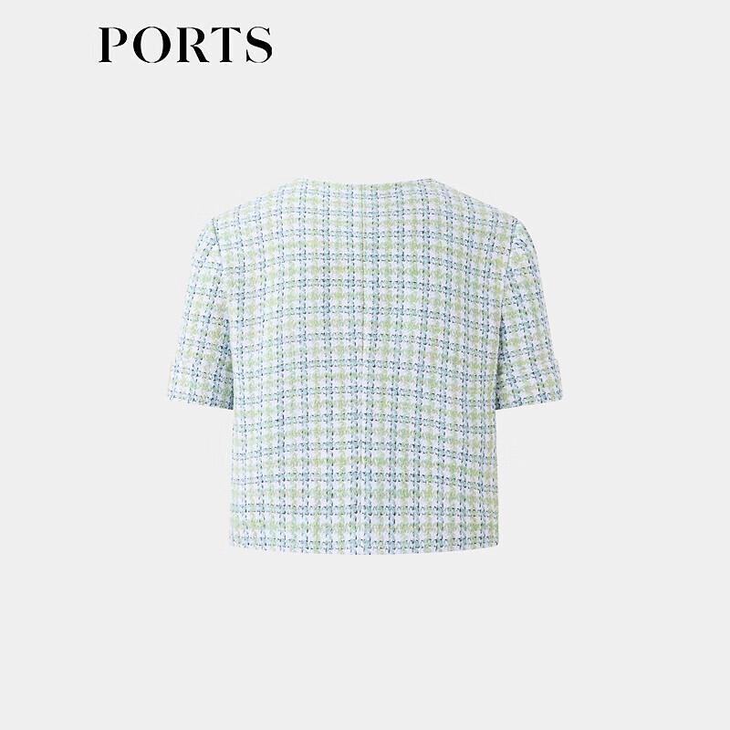 PORTS Women's 2025 S/S Short Plaid Jacket ST8J003TFD053