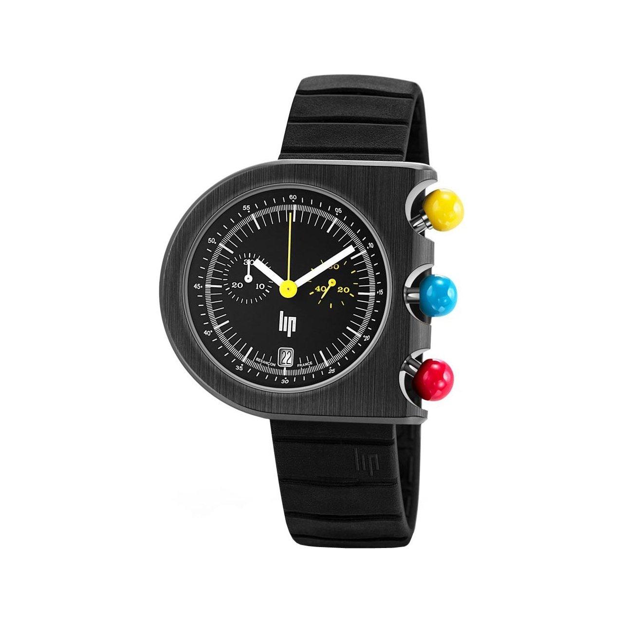 

Authorized distributor Lip watch lip670080 Mach 2000 Chrono Black Rubber [LIP] men s чорний