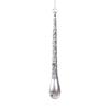 Acrylic Christmas Tree Ornaments Semi-Transparent Gradient Snowflake Hanging Decor with Bell for Holiday Festive Decoration