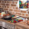 GLASS CUTTING BOARD 2x 30x52 PICTURE