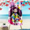 Colorful Cartoon Character Towel A must-have beach towel for beach travel
