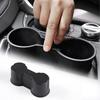 TPE Black Center Console Water Cup Holder For Cadillac XT6 -2024