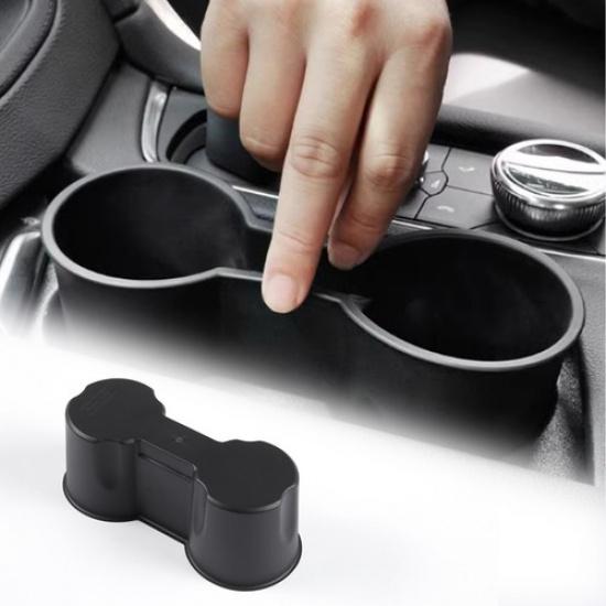 TPE Black Center Console Water Cup Holder For Cadillac XT6 -2024