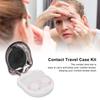 Contact Lens Case Mirror Look Cartoon NaPAW   Plastic Material Lightweight Portable Travel Contact Lens Container