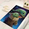 1pc Disney Star wars Yoda Pattern Carpet Area Rug Non slip Carpet Hand Washable Floor Mat Suitable For Living Room Bedroom Home Decor