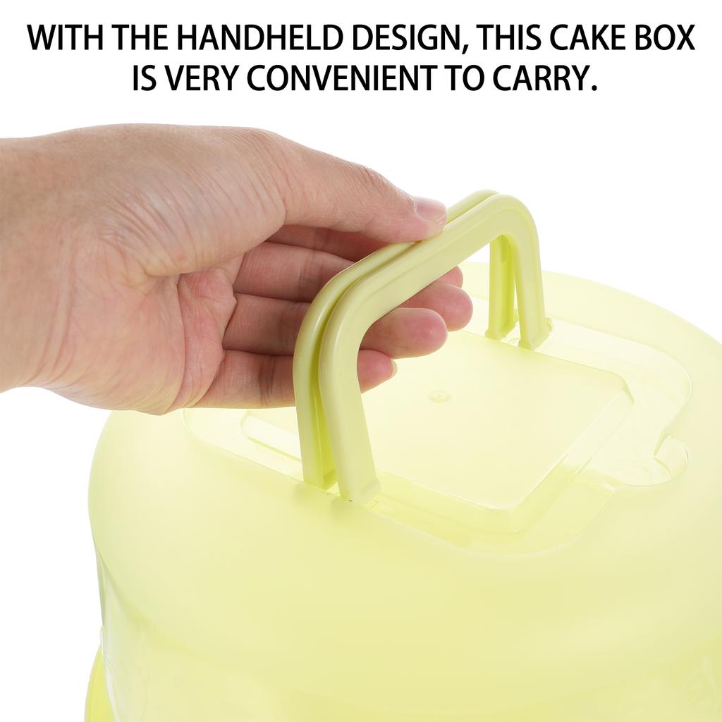 Storage Box Cake Travel Slice Containers Dome Stand Pp Polypropylene Egg Trays Carrier Round