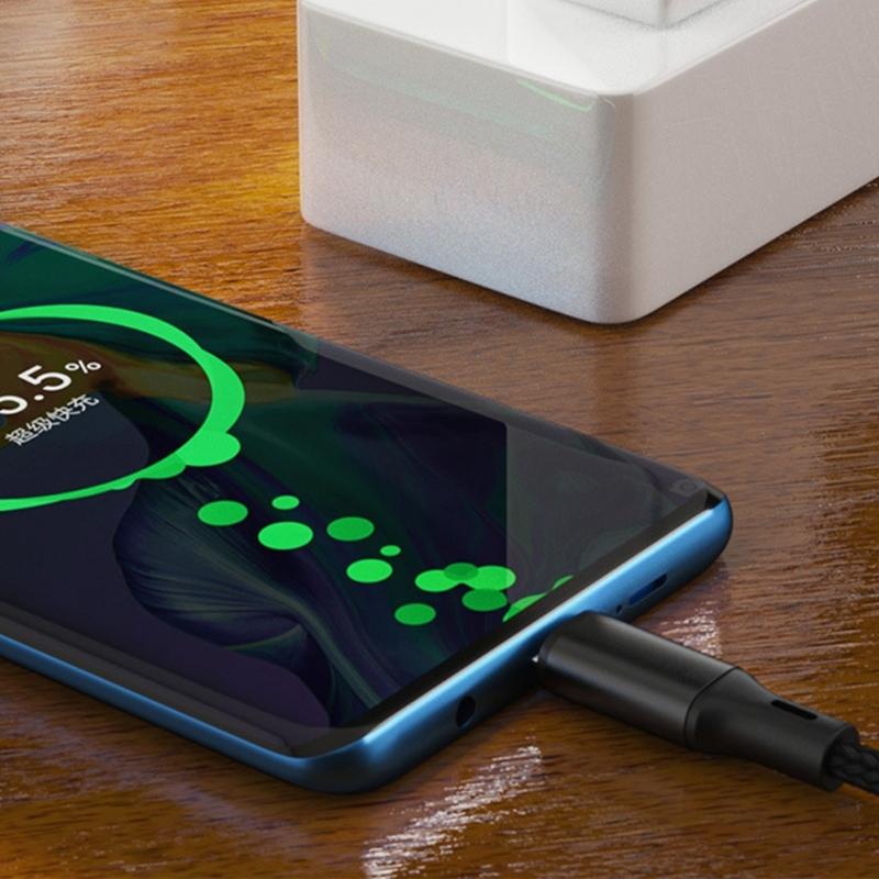 High Strength Nylon USB Car Charger Cable USB C/Micros USB Supports Fast Charging And Data Transfer For Type C Device