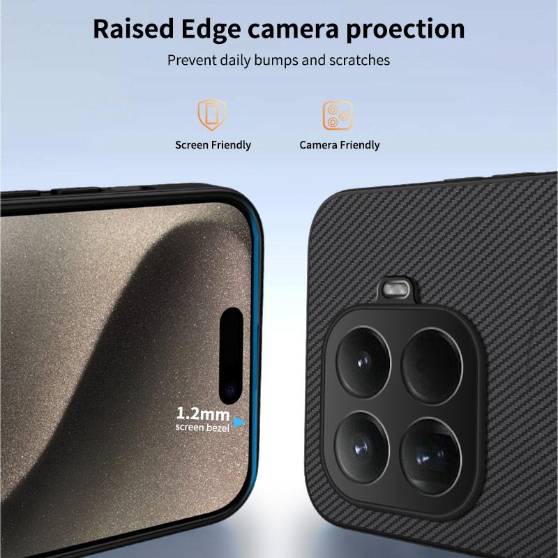 For Xiaomi Mi 15T Pro Case Soft Silicone carbon fiber Magnetic Protective Back Cover Case For Xiaomi Mi 15 15T Pro 15Ultra Shell