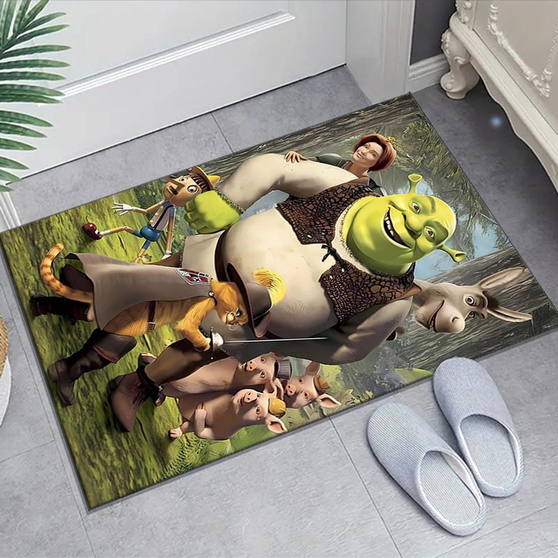 1pc Shrek1 Design Area Rug - Non-Slip, Soft & Cozy Floor Mat for Living Room, Bedroom, Office - Indoor/Outdoor Decorative Carpet
