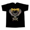 Kvelertak Robot Owl Norwegian Metal Short Long Sleeve New Black T Shirt Vintage Designer Clothes Versatile Casual