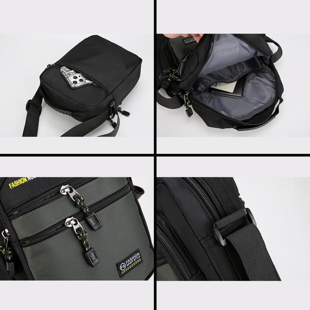 High Quality Oxford Men Crossbody Bag Multi-Pockets Storage Bag Single Shoulder Bags Big Capacity Business Crossbody Bags Gift
