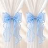 2PCS Mesh Shiny Bow Curtain Tie Home Decor Curtain Tieback Modern Curtain Clips  Bedroom