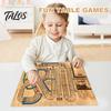 Cribbage Game with Storage Area 1/2 Sets Wars Board Kids Adults Family Party Multiplayer Interactive Wooden Plastic Portable Continuous Night