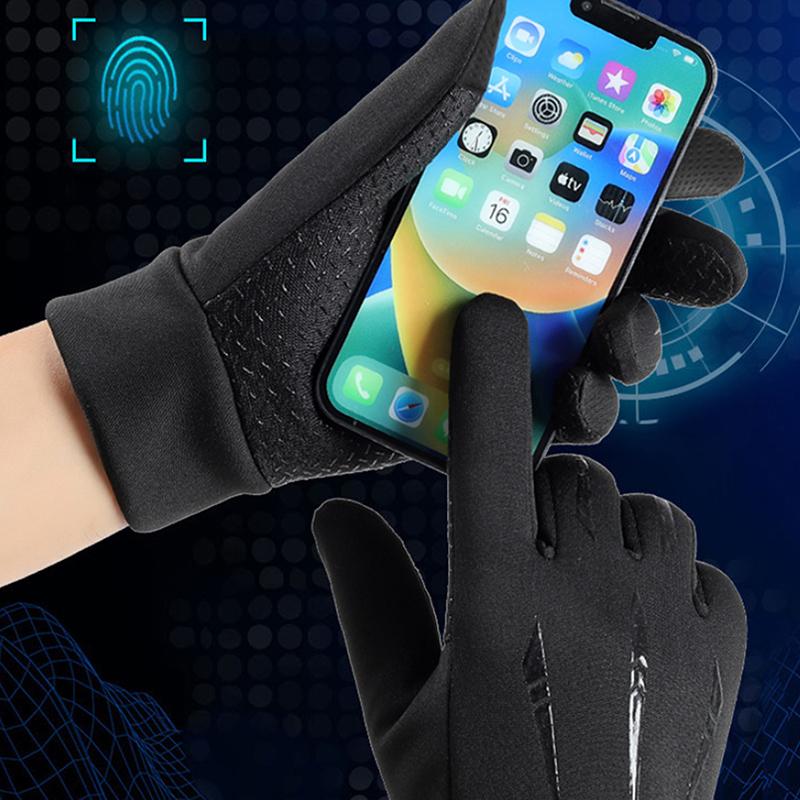 Winter Cycling Gloves Men Gloves Touch Screen Windproof Sports Gloves Warm Thermal Running Ski Cycling Gloves