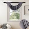 1PC NAPEARL Fashionable and Versatile Solid Color Water Wave Curtain Head for Small Window Decor 70x42cm