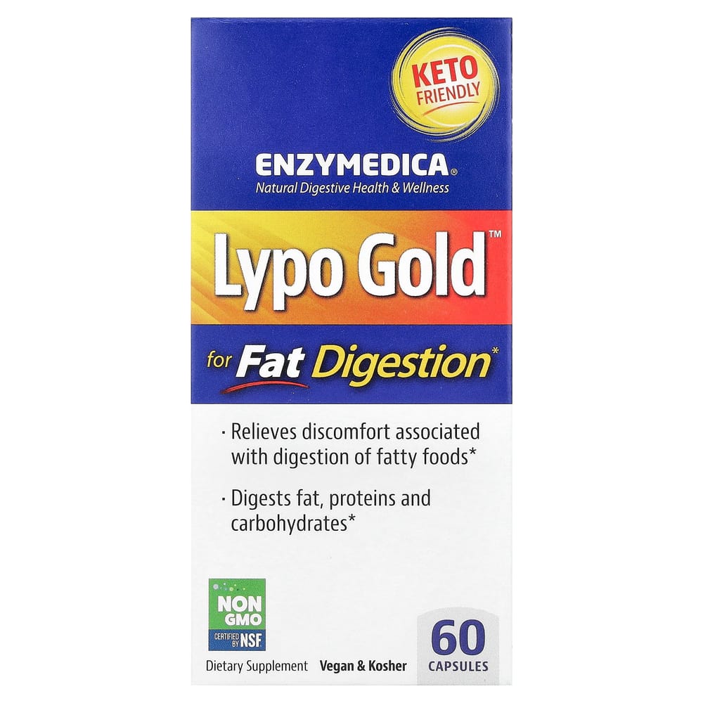 

Enzymedica Lypo Gold Fat Digestion, 60 Capsules 60 pcs - 1 ea
