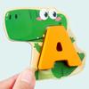 Montessori Alphabet Matching Wooden Blocks: Educational Puzzle Toys for Kids Ages 2-6.